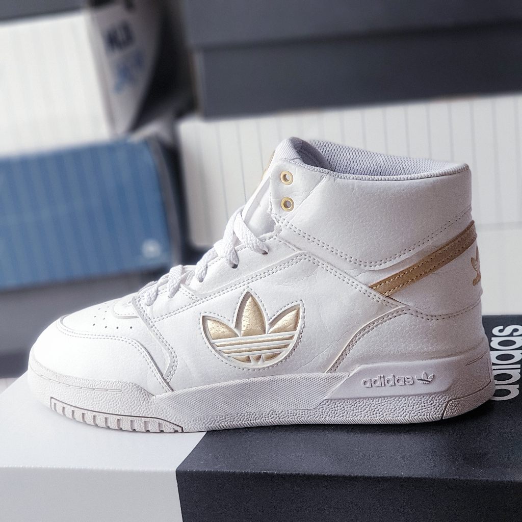 Giày -Adidas- Drop Step XL White White, size 43, real 2hand