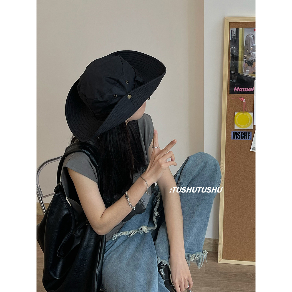 Mũ cao bồi vải dù vành rộng che nắng và chống nắng cho hoạt động ngoài trời vào mùa hè - Nalita shop