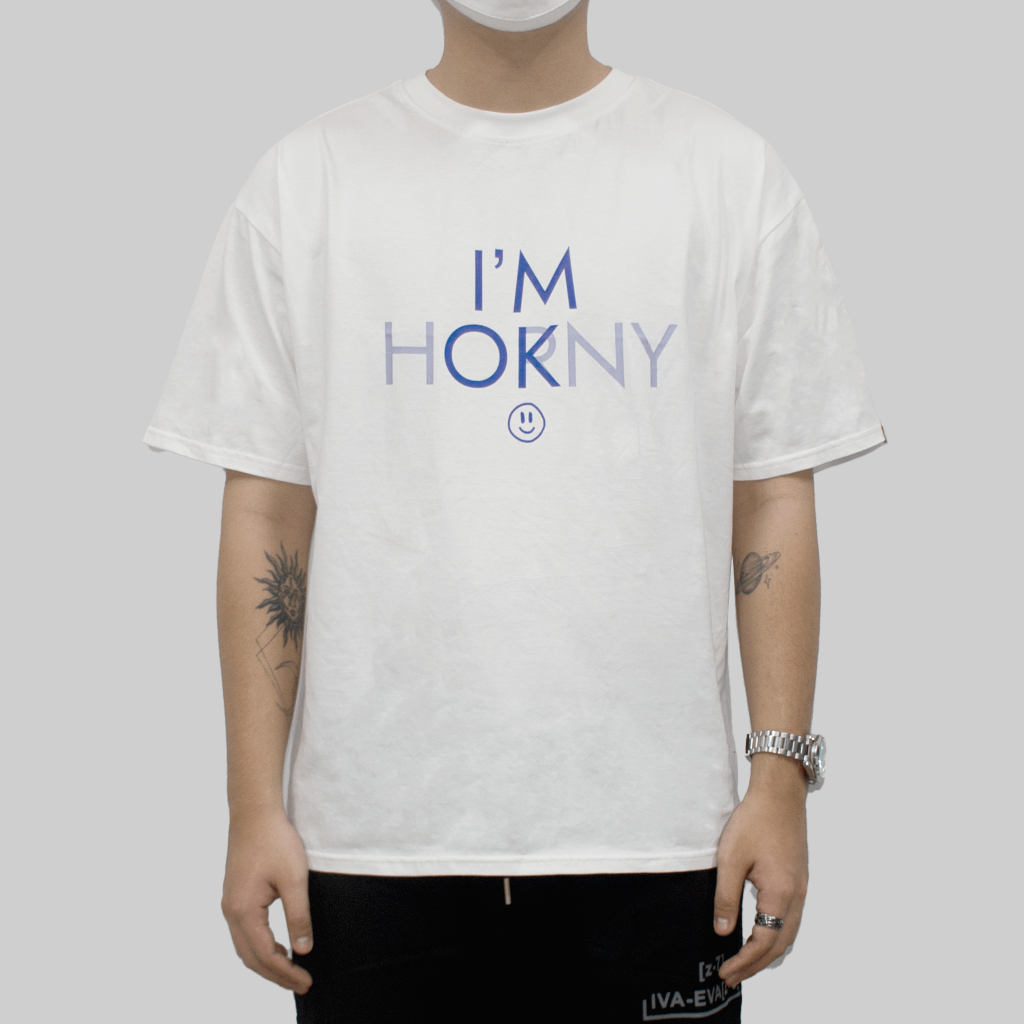 Áo thun HIGHMODE "I'm OK" - Form Oversize, 100% cotton, unisex nam nữ