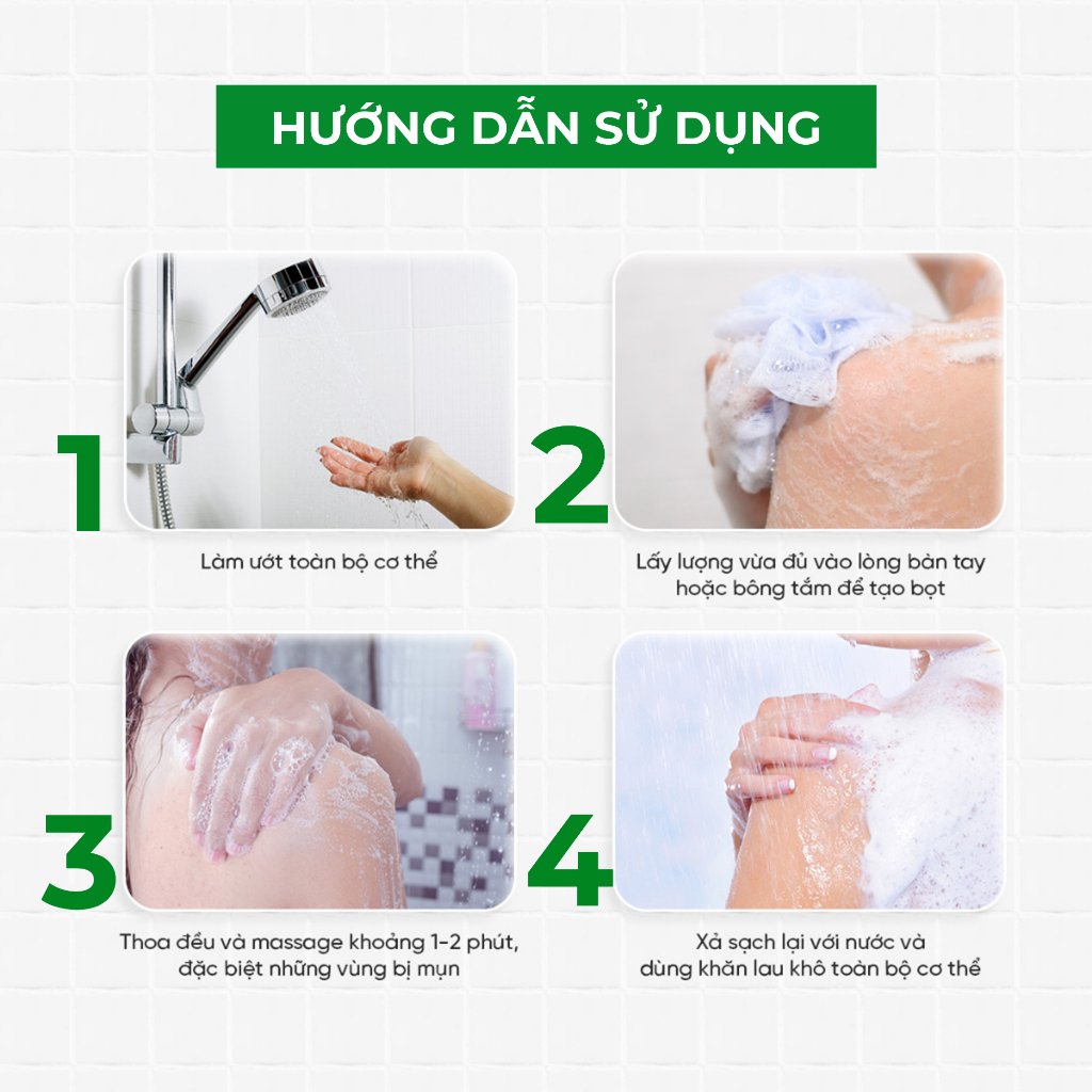 Sữa Tắm Hỗ Trợ Giảm Mụn Giảm Viêm Chân Lông Acnevir Santafa Chai 210ml | BigBuy360 - bigbuy360.vn