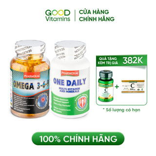 Combo Viên Uống Hỗ Trợ Tim Mạch Tăng Sức Đề Kháng Pharmakel