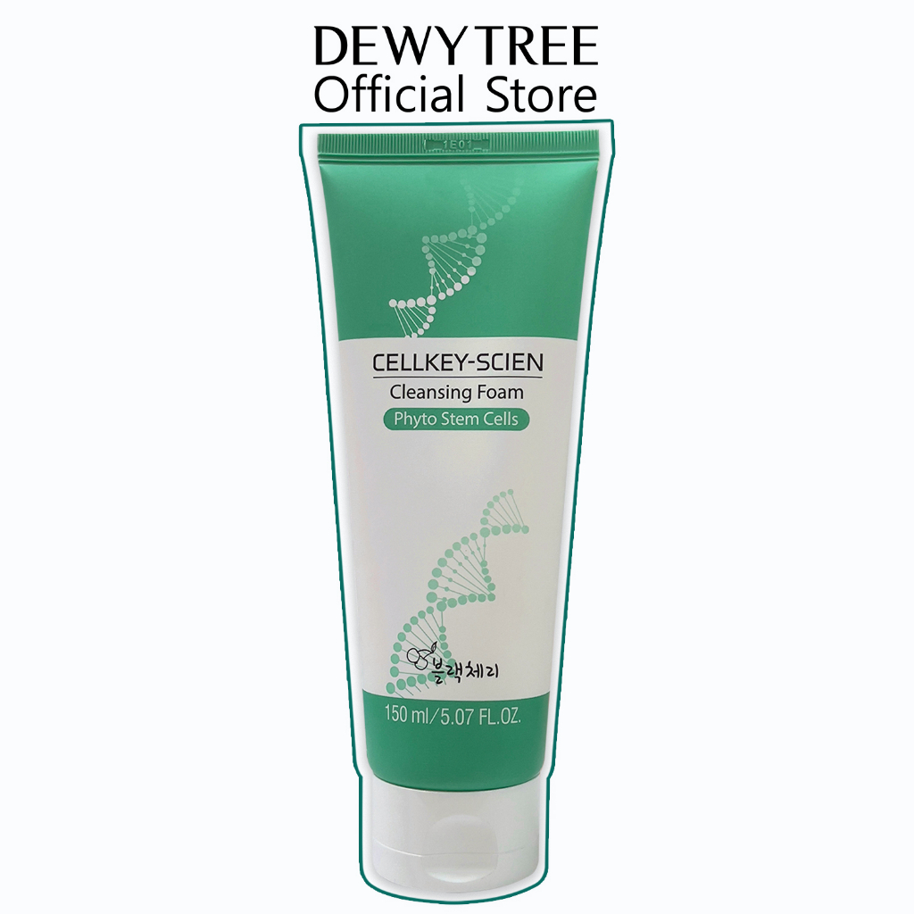 Sữa Rửa Mặt Tế Bào Gốc Làm Sạch Sâu Kiềm Dầu Dưỡng Ẩm Trắng Da Cellkey-Scien Cleansing Foam Phyto Stem Cells 150ml