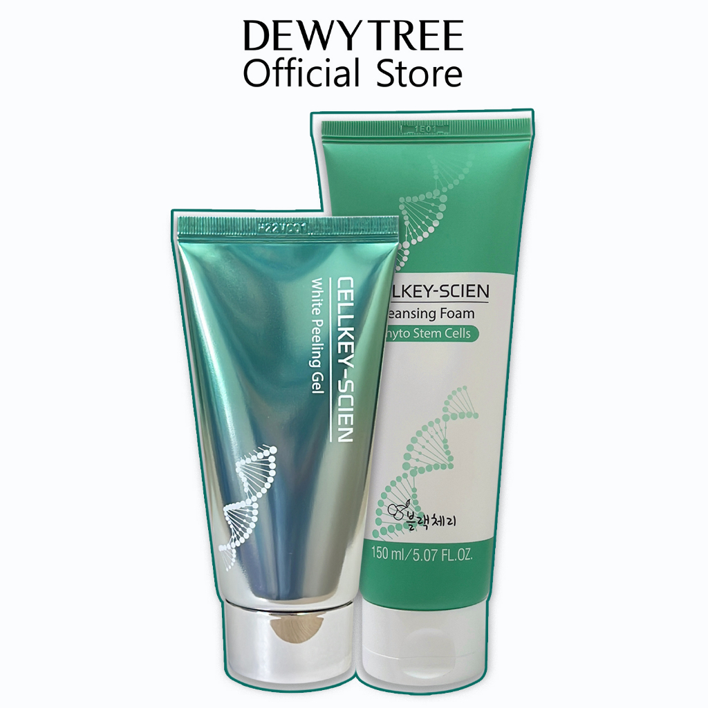 Combo Sữa Rửa Mặt Tẩy Da Chết Tế Bào Gốc Làm Sạch Sâu Kiểm Soát Bã Nhờn Dưỡng Ẩm Cho Da Nhạy Cảm Cellkey-Scien 230ml