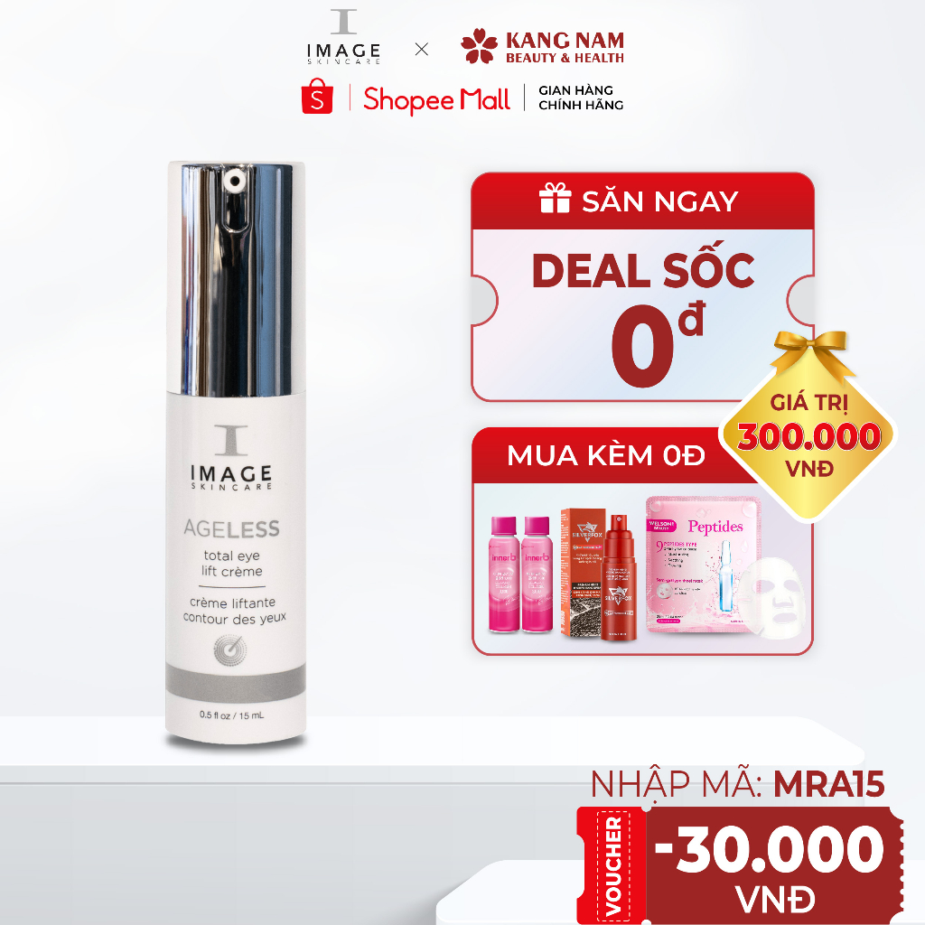 Kem Chống Nhăn Vùng Mắt Image Skincare Ageless Total Eye Lift Creme 15ml