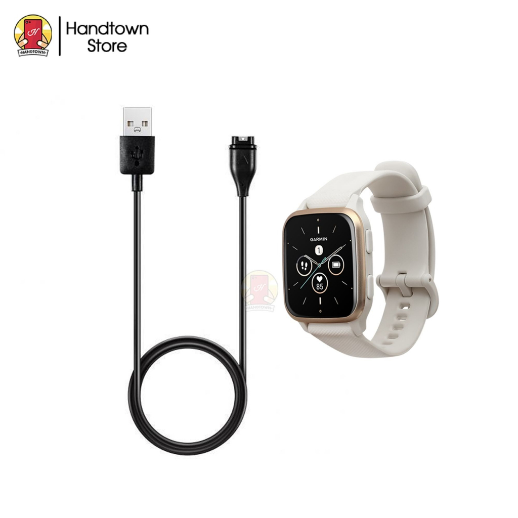 Dây Sạc Thay Thế Cho Đồng Hồ Garmin Venu SQ 2 SQ2 Music Dây Tiêu Chuẩn USB Handtown