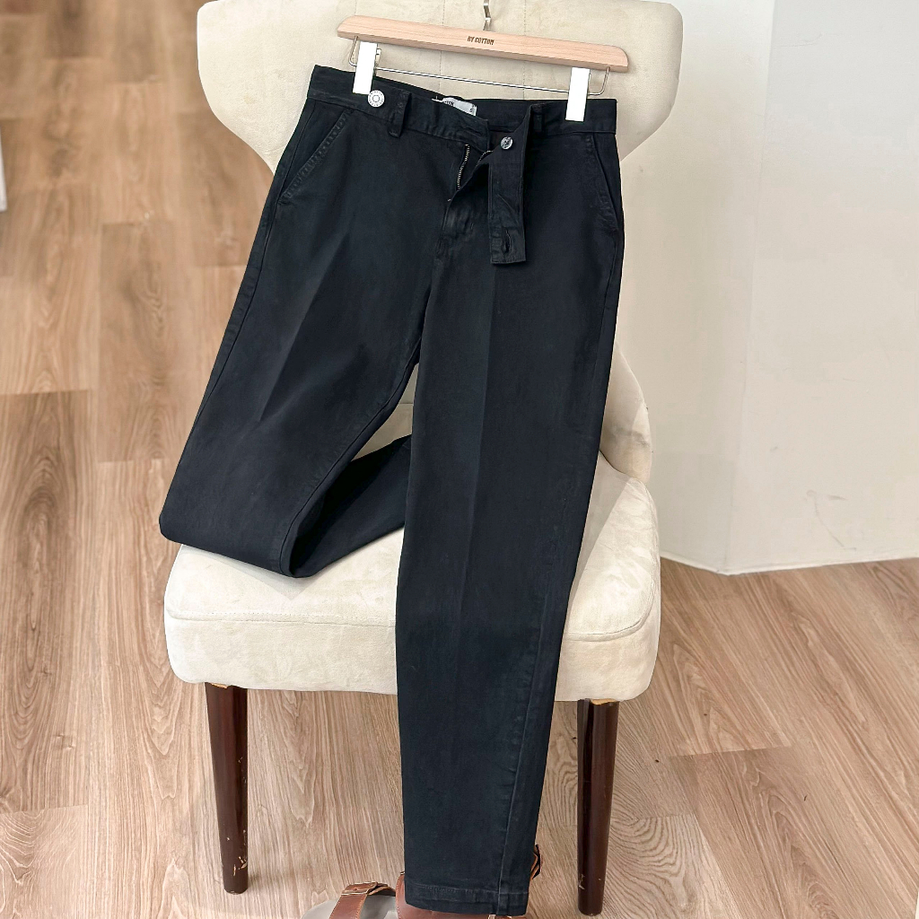 Quần Jeans Dài Nam Cao Cấp Trousers Black BY COTTON