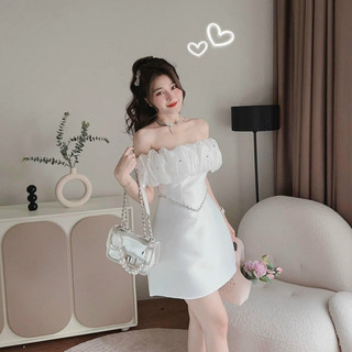 ĐẦM TRỄ VAI ĐÍNH ĐÁ BIGSIZE
