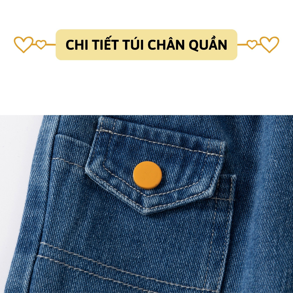 Quần short jean bé trai 27Kids WELLKIDS đùi bò mềm lưng chun nam cho trẻ từ 2-8 tuổi BSJE2