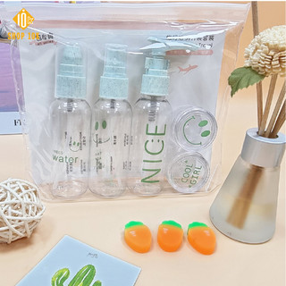 Set 5 bình chiết mỹ phẩm du lịch mini cao cấp phong cách Hàn Quốc SP004010