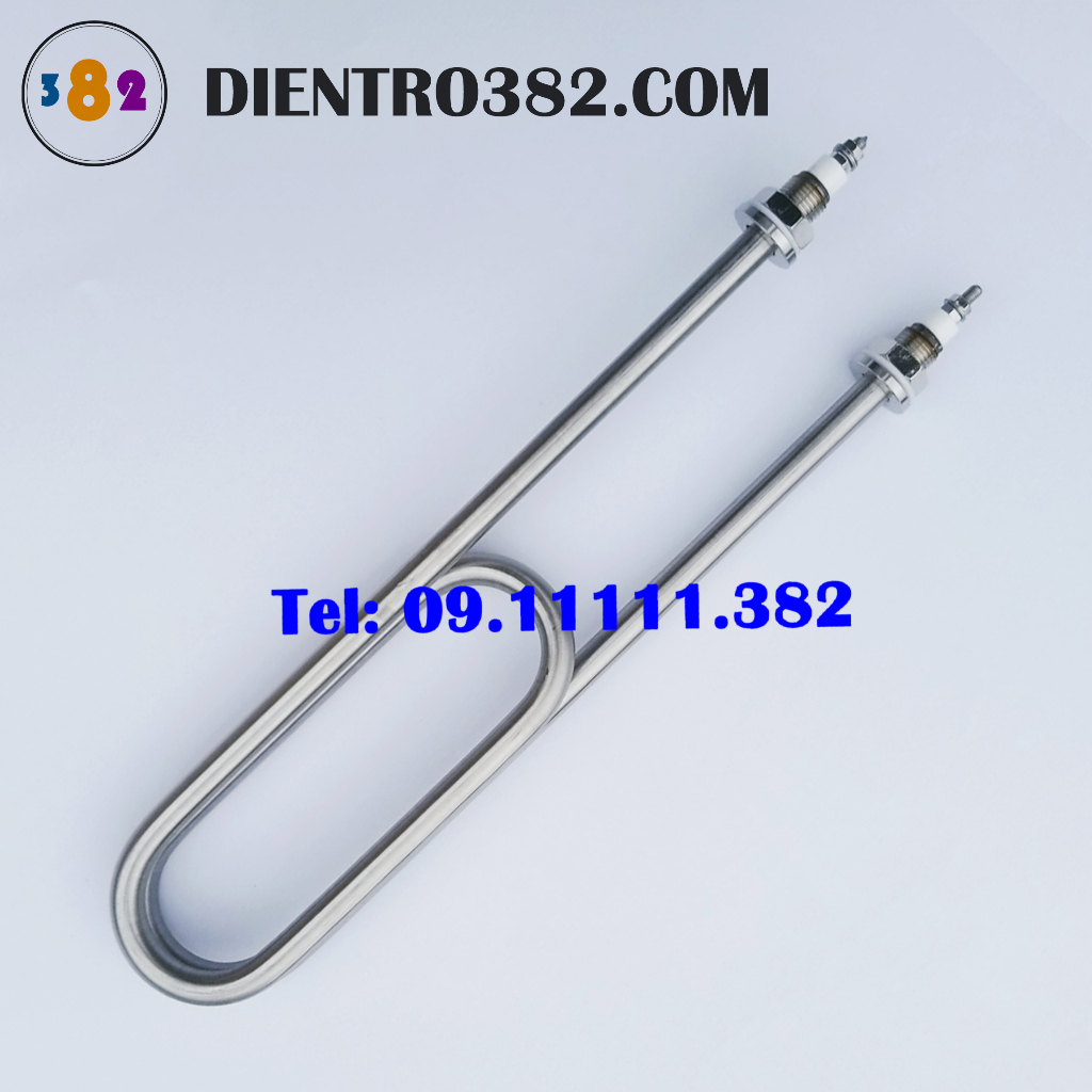 Điện trở U kép công suất 6kw inox 304 cho tủ cơm, thanh nhiệt u kép cho tủ cơm.