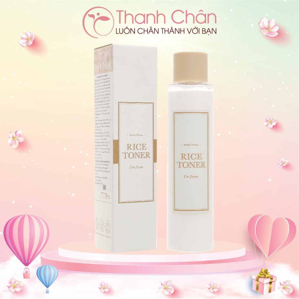 Nước Hoa Hồng Chiết Xuất Gạo I'm From Rice Toner 150ml