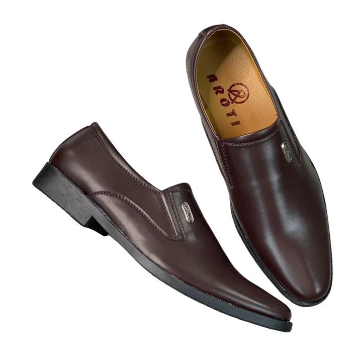 Giày Nam AROTI Dáng Tây Lười Chất Da Đẹp Cao Cấp,Đế Khâu Cực Bền Form Mọi Công Sở Sang Trọng Màu Đen-Đủ size  M519-N VN