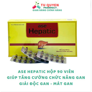 Bổ gan Hepatic - Mát gan, giải đôc gan, Giúp tăng cường chức năng gan bảo vệ gan do dùng nhiều rượu bia, thuốc lá H90v
