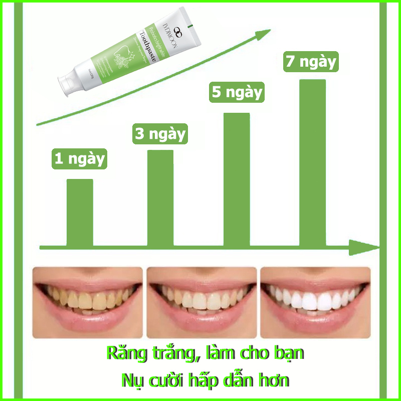 Kem Đánh Răng Làm Trắng Răng Kem đánh trắng răng 120g Giảm Vết Ố Vàng Trên Răng giảm sâu răng Giữ Hơi Thở Thơm Mát