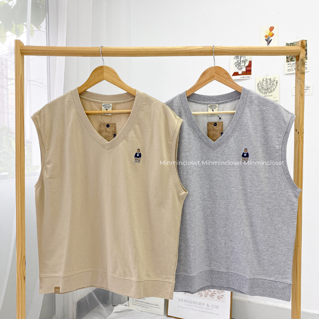 Áo Gile Cotton Mùa Hè Who.a.u Chính Hãng Sale