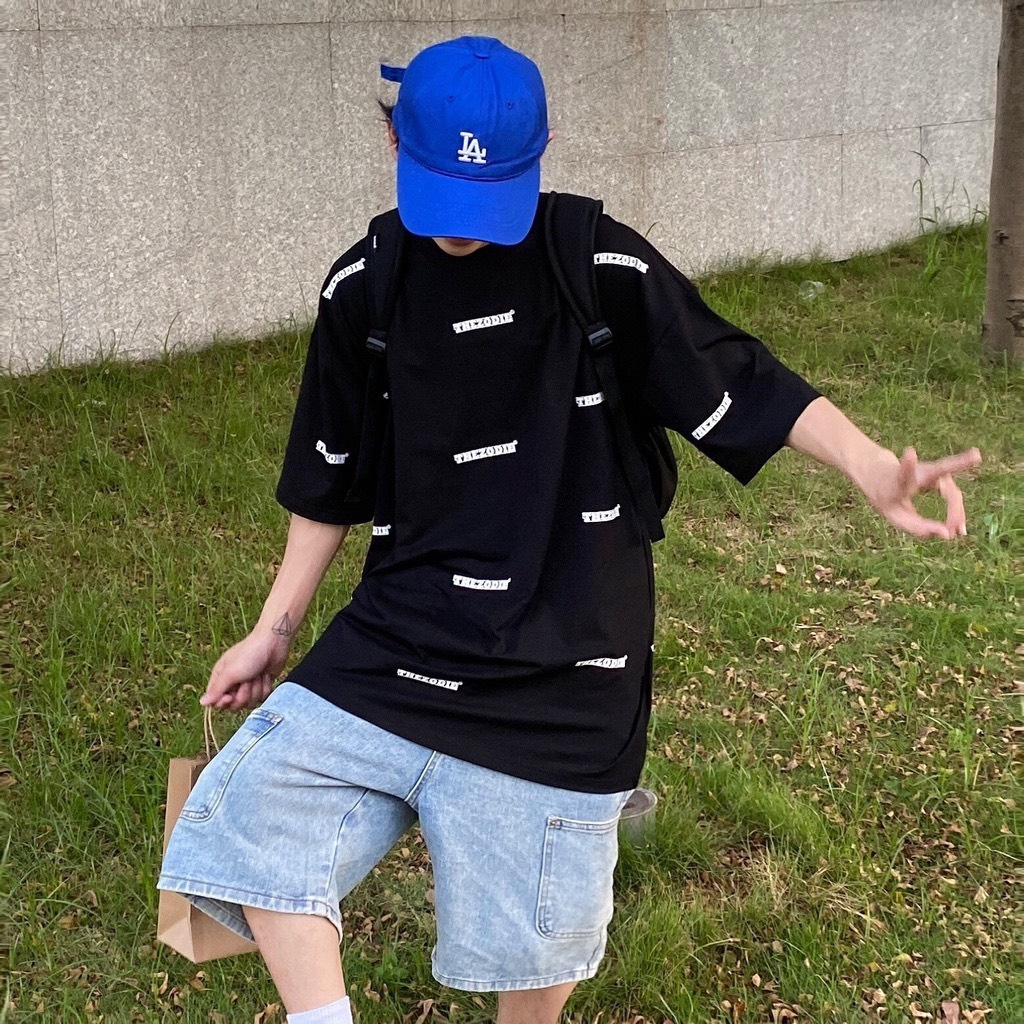 Áo Thụn Tay Lỡ, Áo Phông THEZODIE Form Rộng Cho Nam Nữ