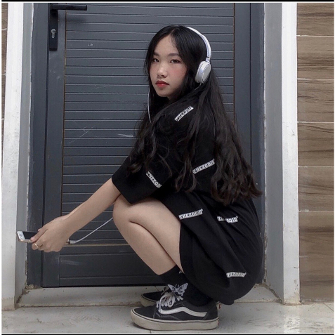 Áo Thụn Tay Lỡ, Áo Phông THEZODIE Form Rộng Cho Nam Nữ