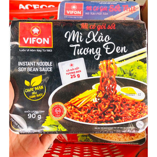 Mì xào vifon tương đen, hải sản, bò sate spaghetti 90g