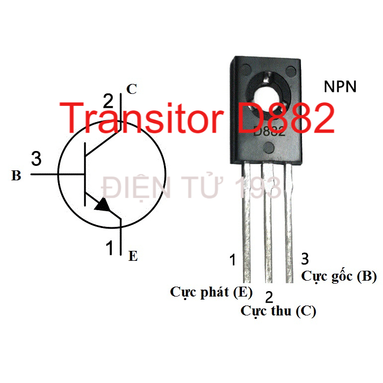 TÚI 5 CÁI D882 Transistor loại tốt