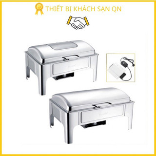 Nồi hâm buffet 1 ngăn/ 2 ngăn dùng đun cồn hoặc cắm điện hãng yuding mã sp yd-323; yd-323ks