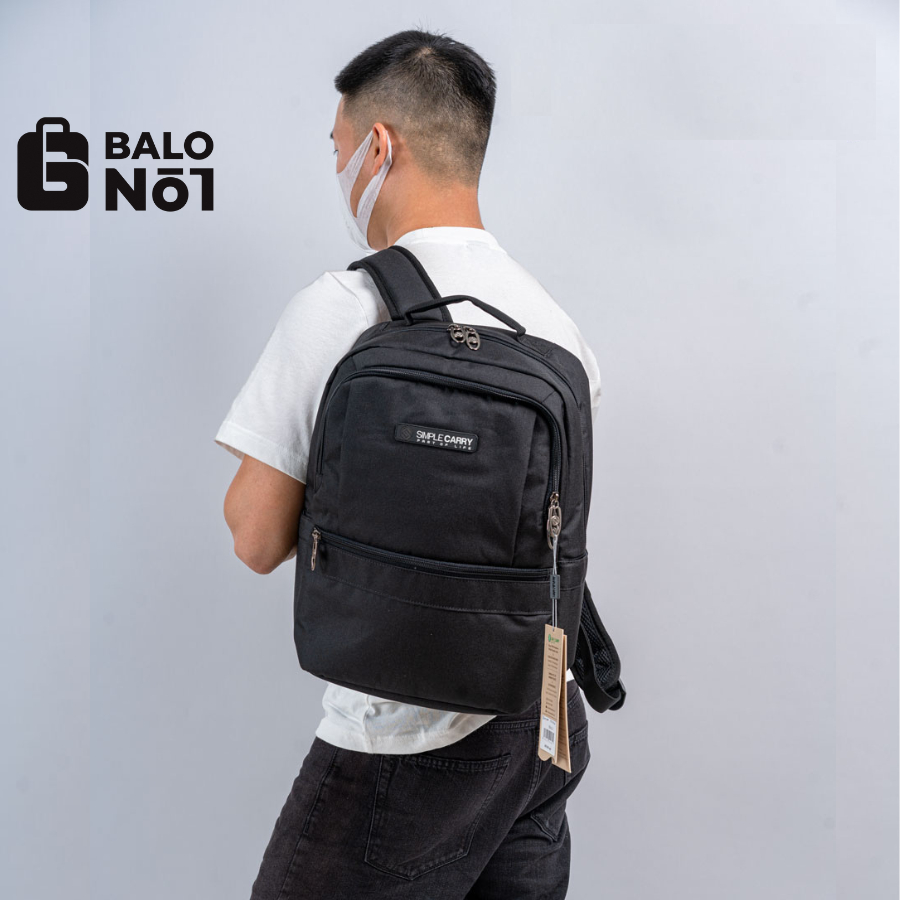 Balo Thời Trang Cao Cấp Simple Carry ISSAC 6 Black
