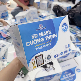 Thùng 100 cái - Khẩu trang 5D
