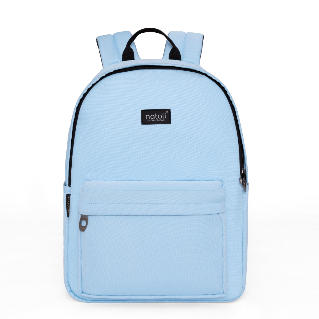 Balo đi học nam nữ thương hiệu NATOLI nhiều ngăn chống nước tốt - Basic Backpack B2