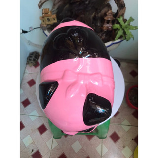 Heo đất gấu trúc Hồng size XL ( 28 cm )