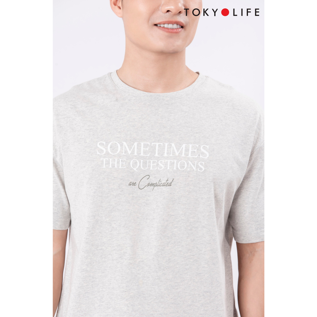 Áo T-Shirt NAM cổ tròn dáng suông TOKYOLIFE C7TSH506M