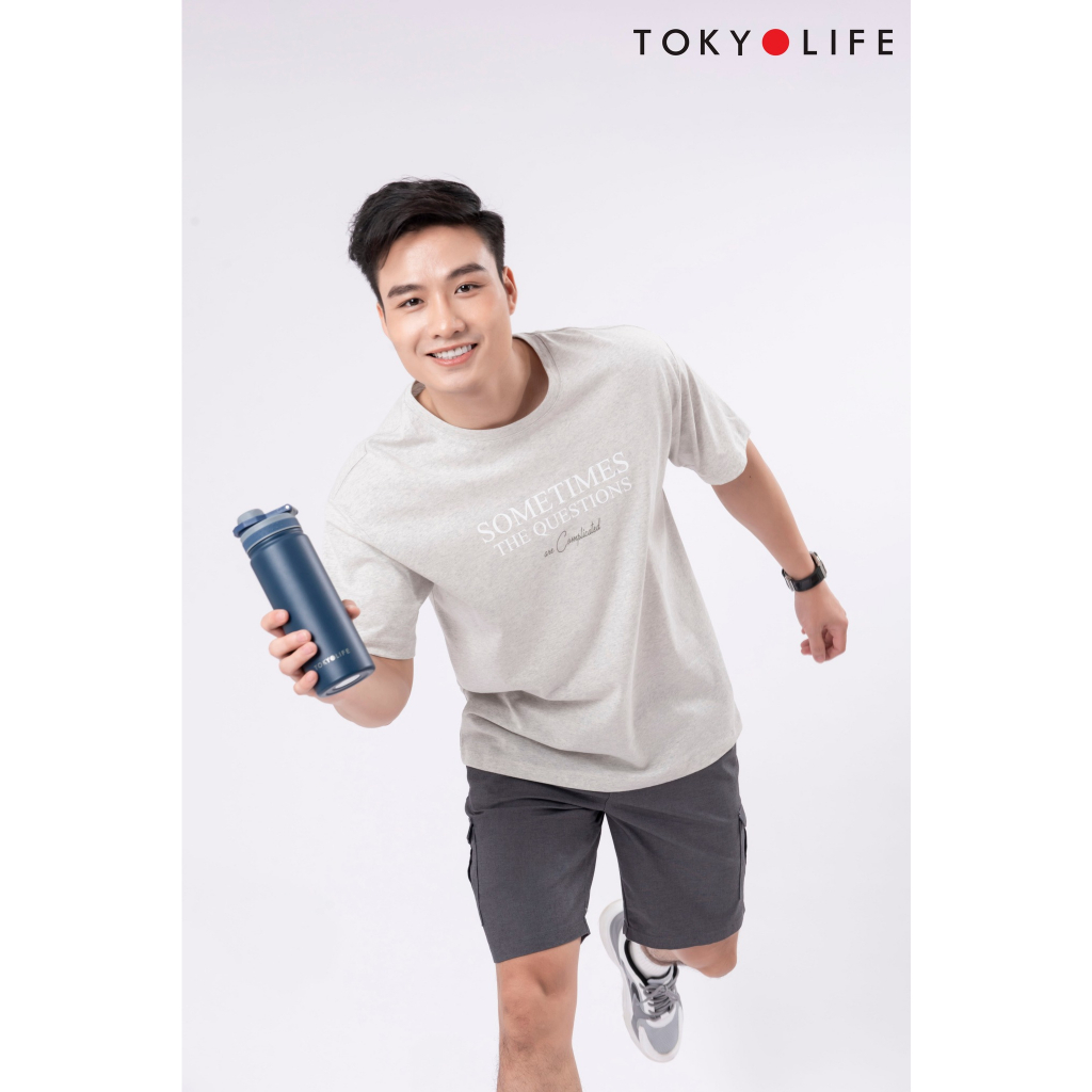 Áo T-Shirt NAM cổ tròn dáng suông TOKYOLIFE C7TSH506M