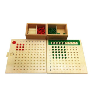 Giáo cụ montessori - Bộ toán học phép nhân chia