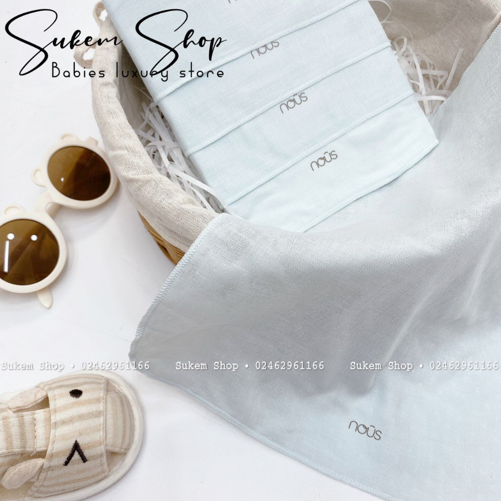 Set 5 Khăn Sữa Xô Nous Mẫu Mới 2023 Cho Bé