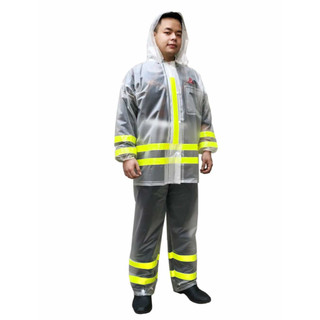 Bộ áo mưa trong màu phản quang rando chính hãng