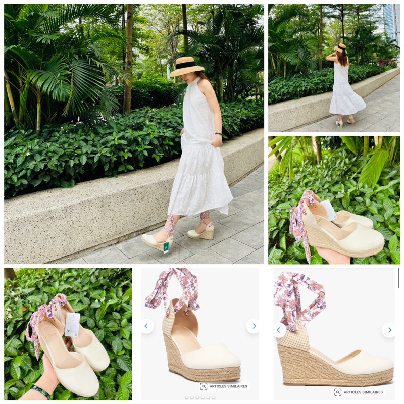 Dép cói đế xuồng tôn dáng cực xinh, size từ 38-40