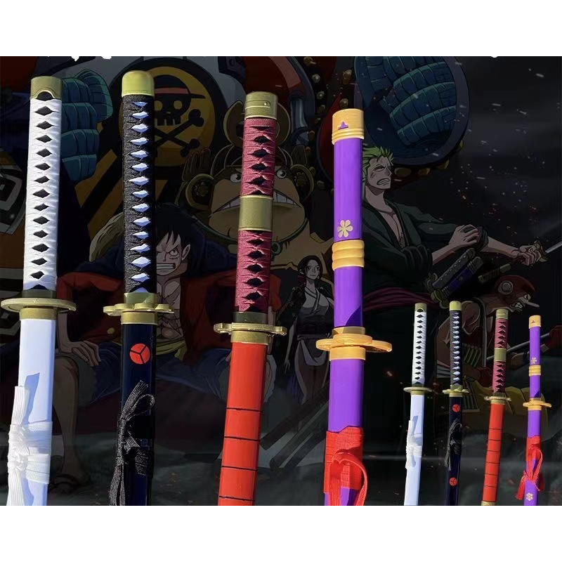 Đạo cụ Cosplay nhân vật mô hình kiếm gỗ zoro roronoa, shusui onepiece, katana zenitsu kitetsu kimetsu no yaiba