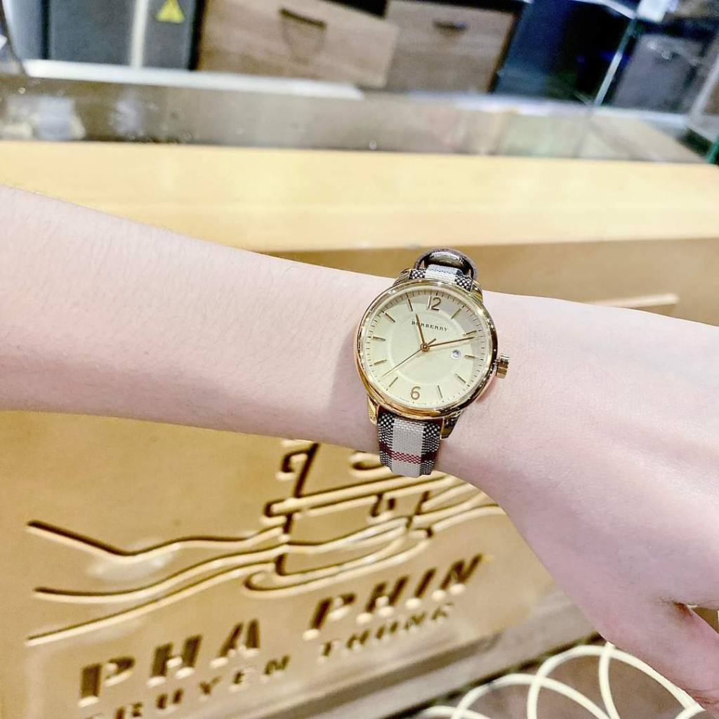 Đồng Hồ Cặp Đôi Bur.ber.ry ,Size: 32-40mm Full Box Hãng,Cặp Đôi Vàng Trong Làng Đồng Hồ Sang Trọng