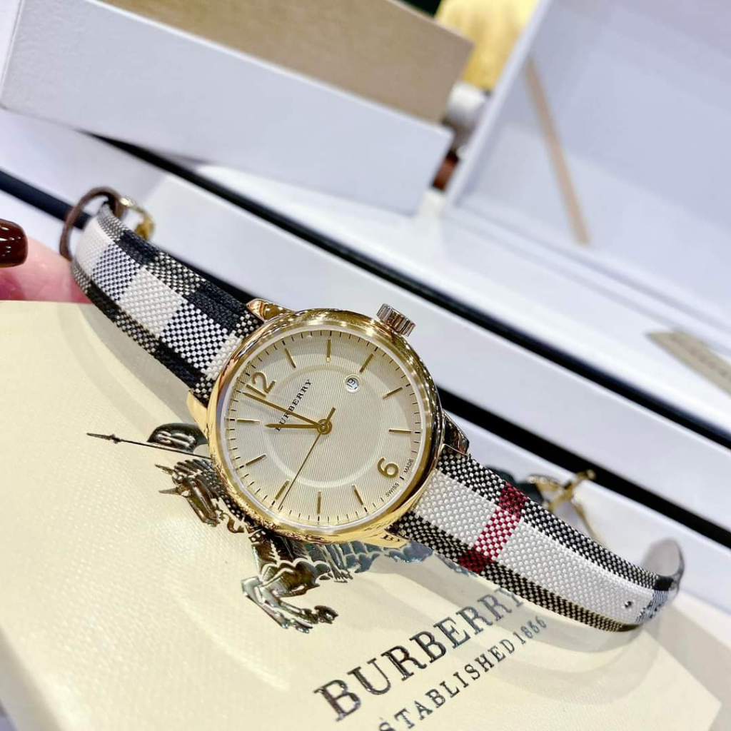 Đồng Hồ Cặp Đôi Bur.ber.ry ,Size: 32-40mm Full Box Hãng,Cặp Đôi Vàng Trong Làng Đồng Hồ Sang Trọng
