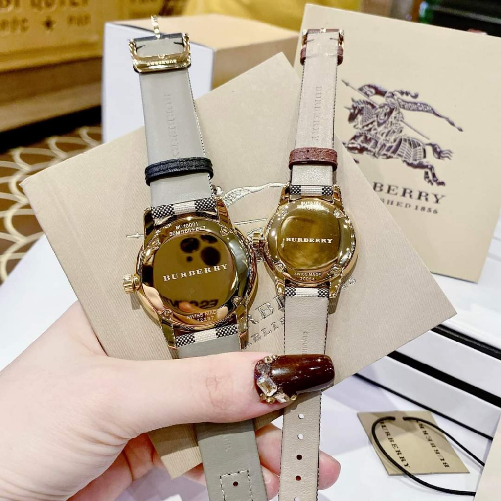 Đồng Hồ Cặp Đôi Bur.ber.ry ,Size: 32-40mm Full Box Hãng,Cặp Đôi Vàng Trong Làng Đồng Hồ Sang Trọng