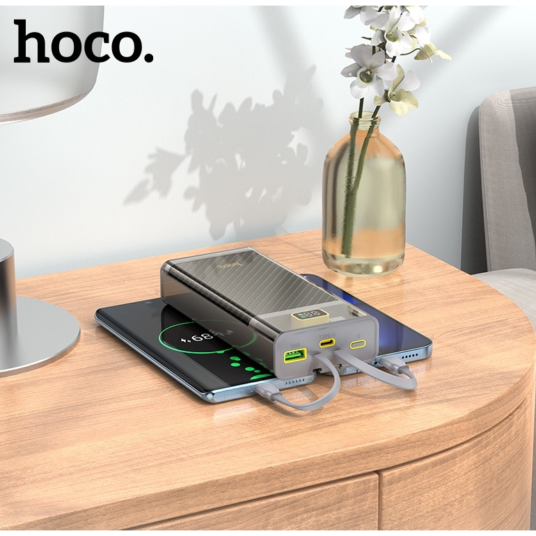 Sạc dự phòng 20000mah Chính hãng - sạc nhanh QC3.0 22.5W, PD Type C 20W, Kèm 2 cáp sạc - Chính hãng phân phối