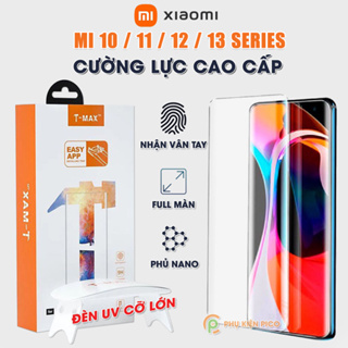 Cường lực Xiaomi 13 Pro | Mi 10 | Mi 11 Ultra | Xiaomi Mi 12 Pro full màn hình đèn UV cỡ lớn T-Max - Dán màn hình Xiaomi