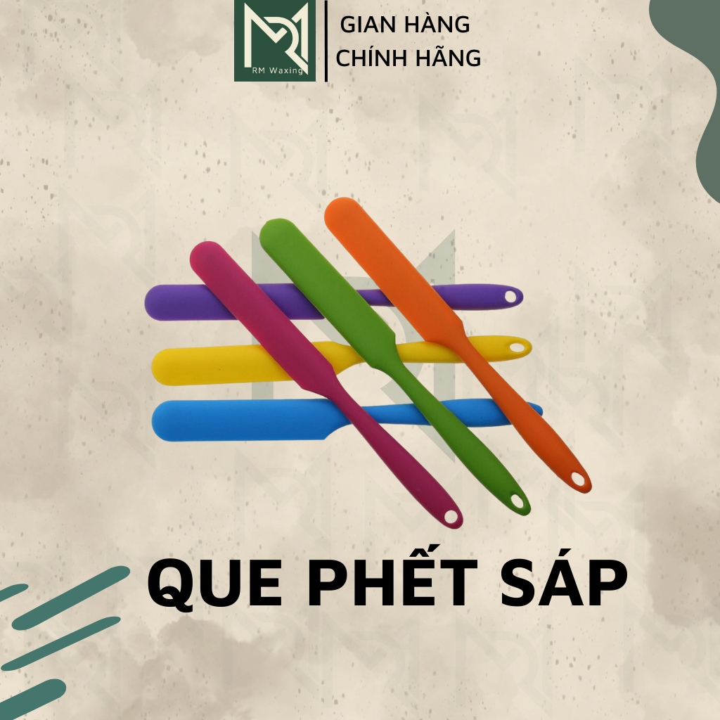 Que Silicone Phết Sáp Wax Lông Chống Dính RMWAXING Dễ Dàng Vệ Sinh, Tái Sử Dụng 1035