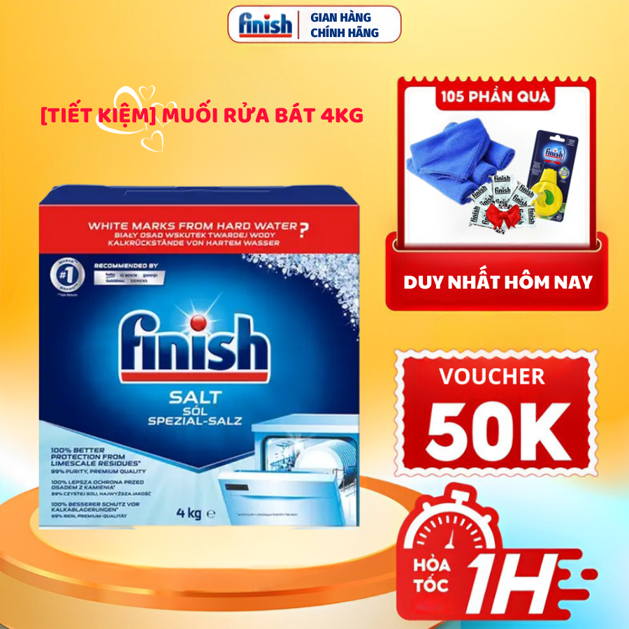 , Muối rửa chén loại bỏ tạp chất trong nước, kết tủa trong máy