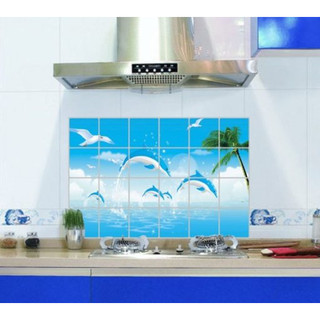 Decal dán bếp chống dầu mỡ, cách nhiệt (60x90cm)