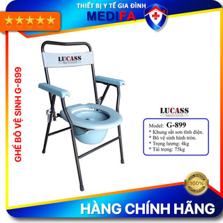 [Chính Hãng] Ghế bô vệ sinh Lucass G-899, ghế tắm chống trượt cho người già, người ốm