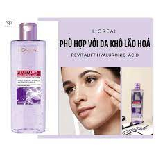 400ml  Nước Tẩy Trang Loreal Revitalift HA Màu tím