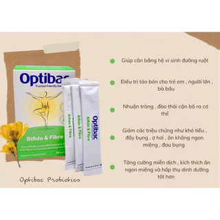 Men Vi Sinh OptiBac Probiotics Xanh táo UK - 30 Gói