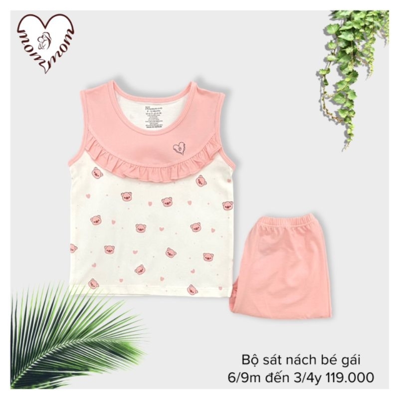 Bộ ba lỗ Mommom  cho bé