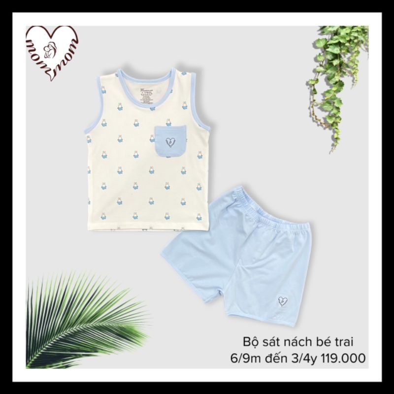 Bộ ba lỗ Mommom  cho bé