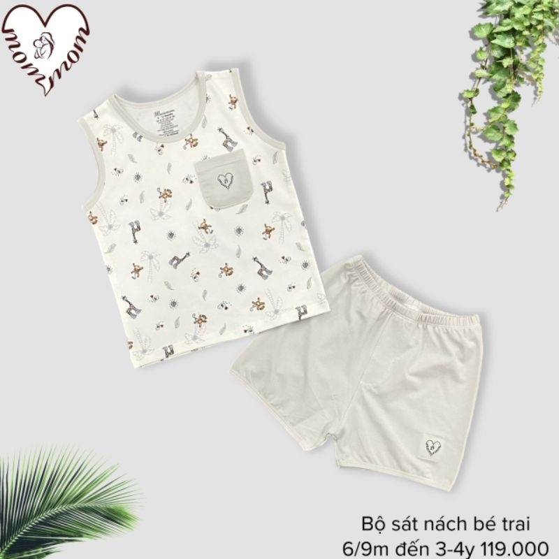 Bộ ba lỗ Mommom  cho bé