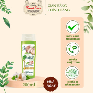 Dầu gội Dabur Vatika chiết xuất tỏi 200ml kích mọc tóc tự nhiên